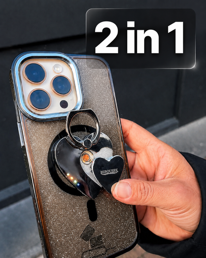 Hibousee Ignite Ring – 2 in 1 telefoonringhouder met ingebouwde elektrische aansteker
