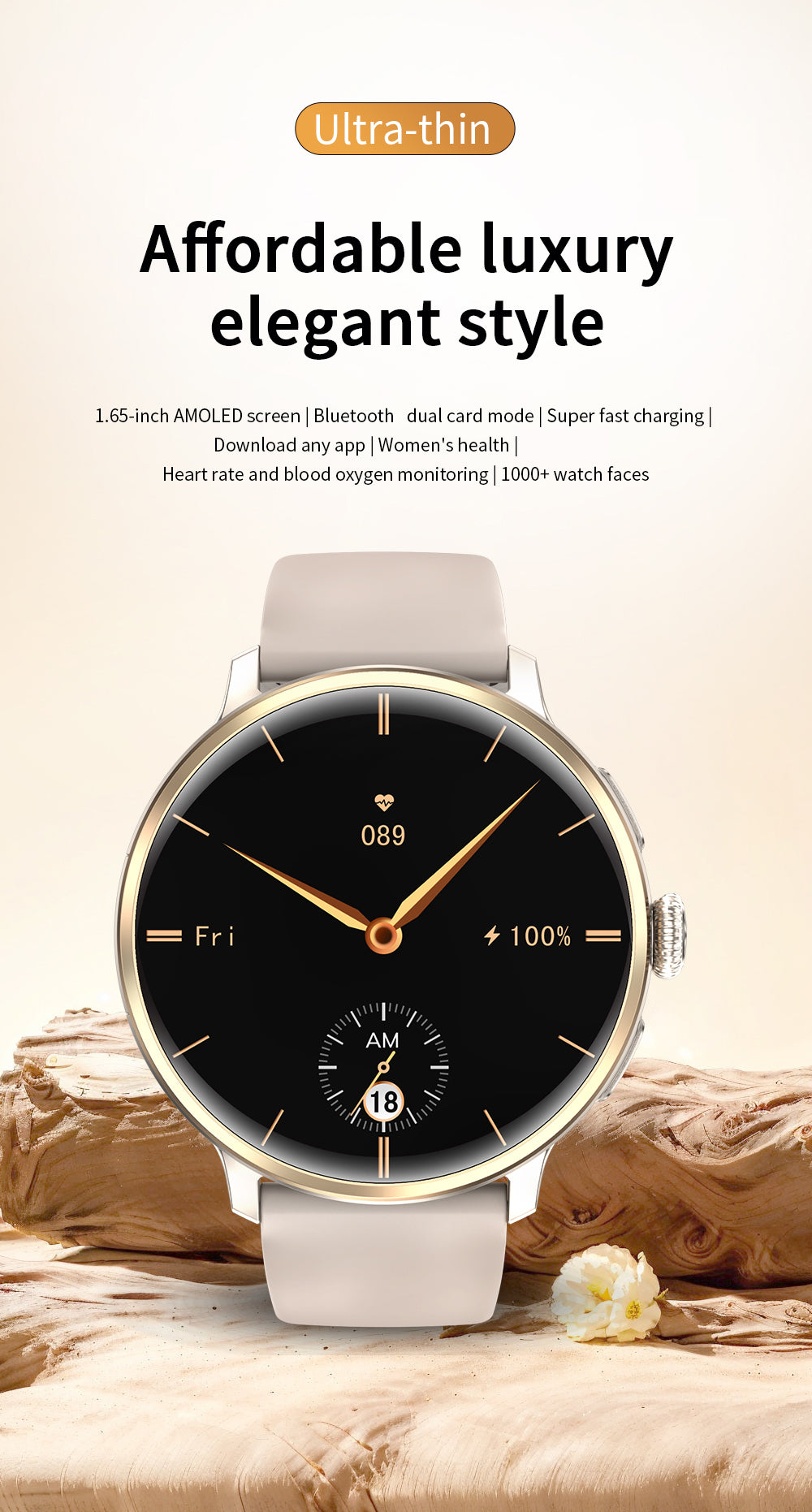 Hibousee Smartwatch H88 with Sim and camara