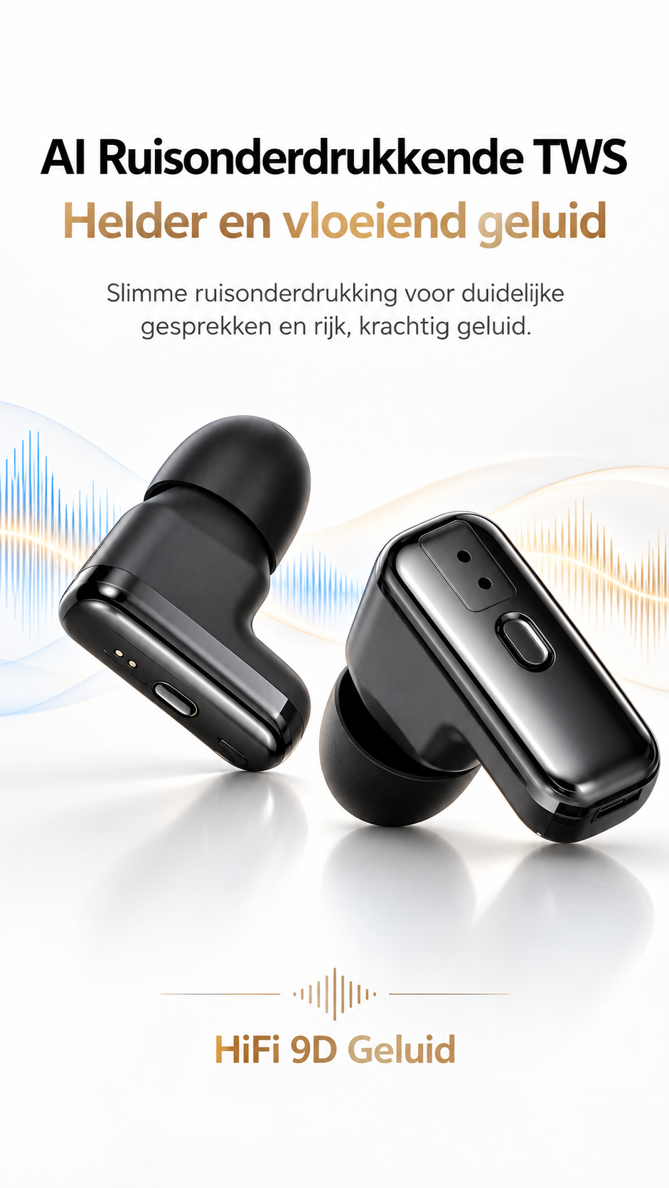 Hibousee Smartwatch for Women and Men with Earbuds (2-in-1) – Bluetooth Calling, AMOLED Display, Fitness & Health Tracker – iOS & Android