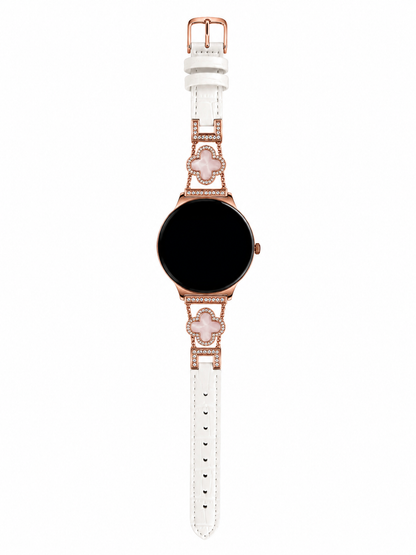 Hibousee Smartwatch voor Dames met Bluetooth Bellen, Gezondheid & Fitness Tracker – Stappenteller, Hartslagmeter, Slaapmonitor – iOS & Android - Incl 3 bandjes