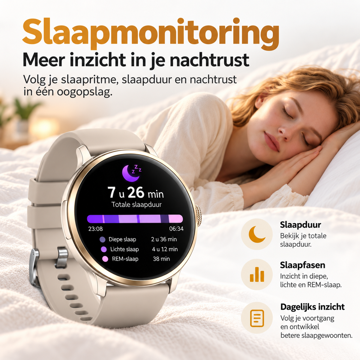 Hibousee 4G Smartwatch with Camera & SIM – Make Calls Without a Phone, AMOLED Display, Fitness & Health Tracker – Compatible with iOS & Android