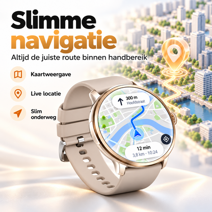 Hibousee 4G Smartwatch with Camera & SIM – Make Calls Without a Phone, AMOLED Display, Fitness & Health Tracker – Compatible with iOS & Android