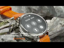 Hibousee smartwatch voor heren en dames – bellen via Bluetooth, meer dan 100 sportmodi, hartslagmeter, waterdichte fitnesstracker, zaklamp – iOS en Android